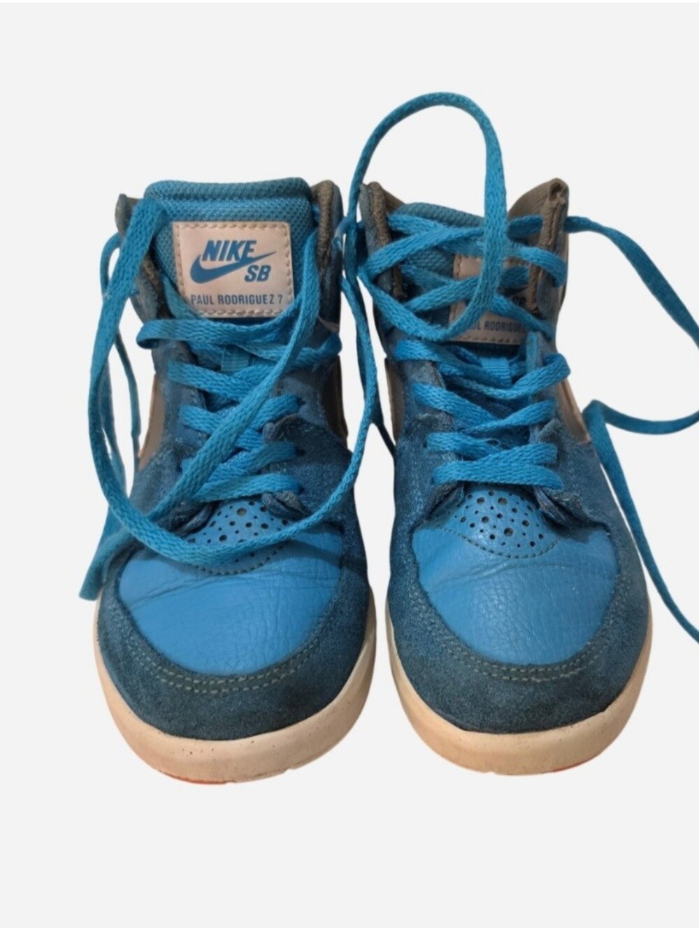 Leather high-top sneakers, Nike SB Paul Rodriguez (P-Rod), youth/kids size 12C